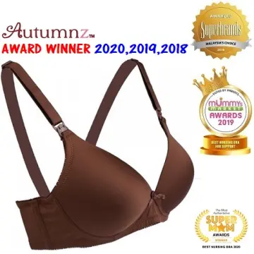 Autumnz Maya Moulded Maternity / Nursing Bra (No Underwire) *AWARD WINNER  2021/2020/2019/2018* - Maroon