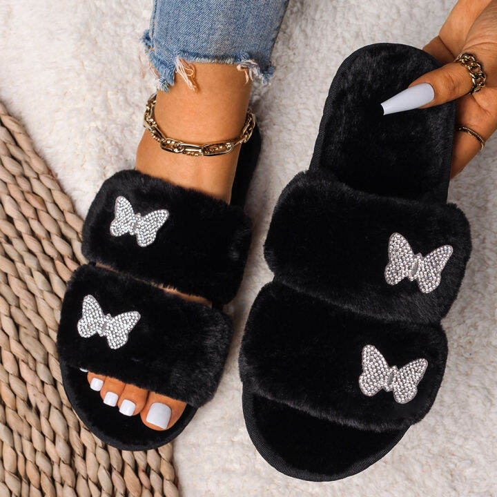 womens-slippers-insect-fluffy-faux-fur-slides-flat-sandals-custom-winter-slippers-flip-flops-designer-female-shoes