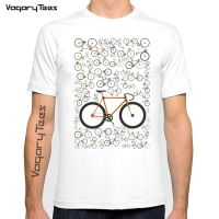 Homme T-Shirt Harajuku Cool Lover Road Bikes Print Funny T Shirts Men Summer White Top Gear Bikes Casual Tshirt Clothes