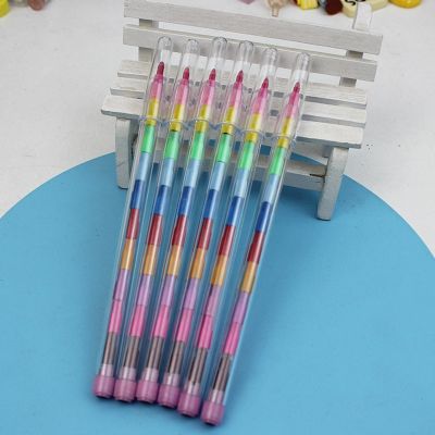 10pcs/set Creative Block 11 Colors Crayons Student Stationery Painting Supplies Professional Oil Graffiti Pens Non stick Hand