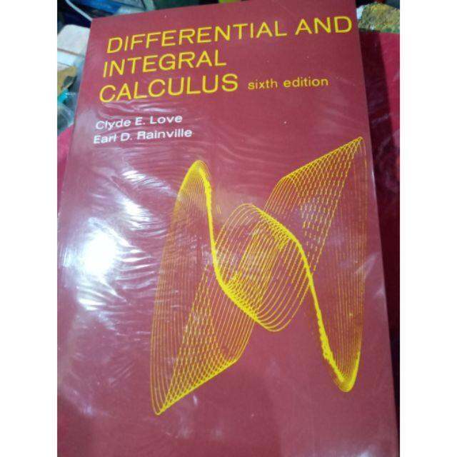 DIFFERENTIAL AND INTEGRAL CALCULUS Six edition Lazada PH