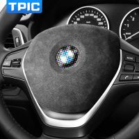 TPIC Alcantara พวงมาลัยห่อหุ้มรถถุงลมนิรภัยฝาครอบล้อภายใน Lis Pigura สติกเกอร์สำหรับ BMW F20 F21 F30 F32 F33 F34 F36 F48 F80 F83