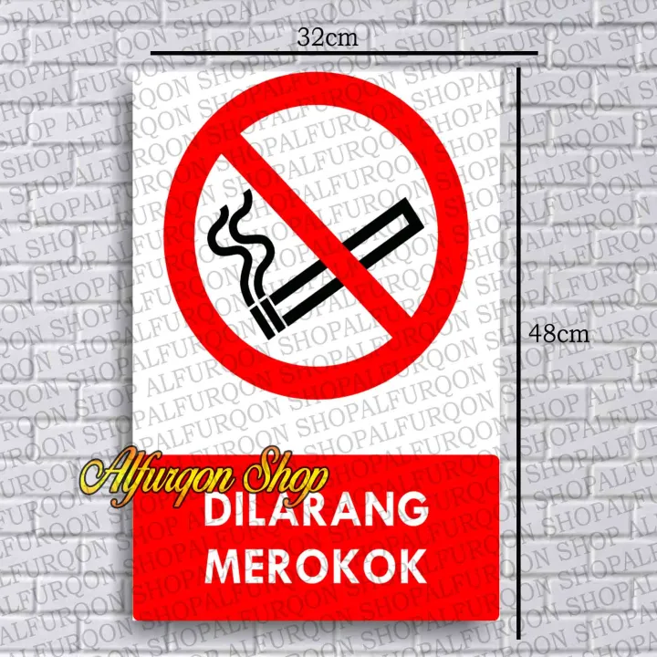 Poster Dilarang Merokok Foto No Smoking Hiasan Dinding Poster Murah Lazada Indonesia