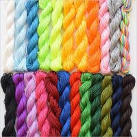 1mmx25m Nylon Beads Jewelry Cord Thread Chinese Knot Macrame Rattail Rope For DIY Handicraft Tool Hand Stitching Thread Z1181