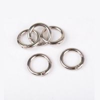 ❂❆ 5PCS Metal Spring Gate O Ring Openable Keyring Leather Bag Belt Strap Buckle Dog Chain Snap Clasp Clip Trigger Luggage Craft