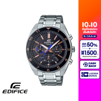 CASIO นาฬิกาข้อมือผู้ชาย EDIFICE รุ่น EFV-590D-1AVUDF วัสดุสเตนเลสสตีล สีดำ