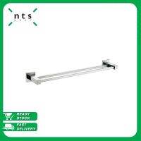 NTS Double Towel Bar ราวและที่แขวนผ้าขนหนู ขนาด 24 นิ้ว ขอบมุมโค้งมน  ราวแขวนสแตนเลส Satin finished Maya Series รุ่น  BH-MAS02