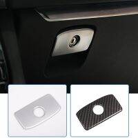 Real Carbon Fiber For Jaguar XE XF F-Pace F Pace X761 Car Iterior Passenger Side Storage Box Decoration Cover Trim