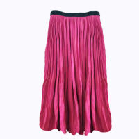 Spot parcel post Spot Smooth Pleated Skirt Silk Satin Pleated Swing Skirt Skirt