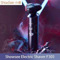 ?ส่วนลด?Showsee เครื่องโกนหนวดไฟฟ้า F305สำหรับผู้ชาย Electr เครื่องโกนหนวด3หัวเครื่องโกนกันน้ำเครื่องโกนหนวดเคราชาร์จได้สำหรับผู้ชาย