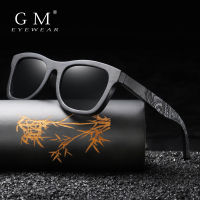 GM Wooden Male Lady Sunglasses Mens Luxury nd Designer Polarized Sun Glasses Vintage Sunglass Women Eyewear With Round Box