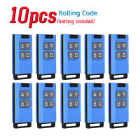 10Pcs 433Mhz รีโมทคอนลรหัสกลิ้ง4 Channe ที่เปิดประตูโรงรถ Duplicator Copy Clone HCS301