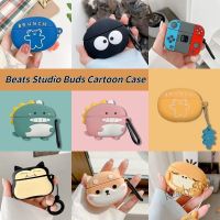 【hot sale】 ▦ C02 Cartoon Case for Beats Studio Buds Wireless Bluetooth Earphone Headset Protective Cover Silicone