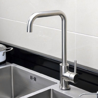 304 stainless steel material brushed sink rotation mixer kitchen faucet high quality kitchen water tap 2 styles choice