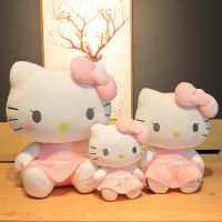 Sanliou ตุ๊กตาหนานุ่มการ์ตูน Kawali Kuromi Hello Kitty My Melody Cinnamoroll นุ่มเติม Boneka ของขวัญคริสต์มาสเด็กหญิง