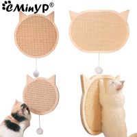 3Size Wood Anti Cat Scratch Board Pad ยืนขึ้นสัตว์เลี้ยงของเล่นแมวเหลา Scratch Grinder เล็บ Scratch เชือกป่านศรนารายณ์ของเล่นเสื่อฝึกอบรม Grinder Claw