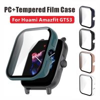 ตัวป้องกันกรอบเคสแบบเต็มหน้าจอสำหรับ Huami Amazfit เคส GTS3แบบ All-In-One Shell สำหรับ Amazfit GTS 3ชิ้น + เคสห่อหุ้มฟิล์มกันรอยกันกระแทก