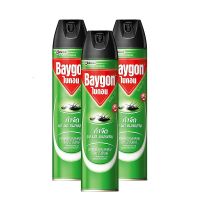 พร้อมจัดส่ง ไบกอน สเปรย์กำจัดยุง มด แมลงสาบ สีเขียว 600 มล. x 3 กระป๋อง Baygon Green Spray Mosquito 600 ml x 3 โปรโมชั่นพิเศษ มีเก็บเงินปลายทาง