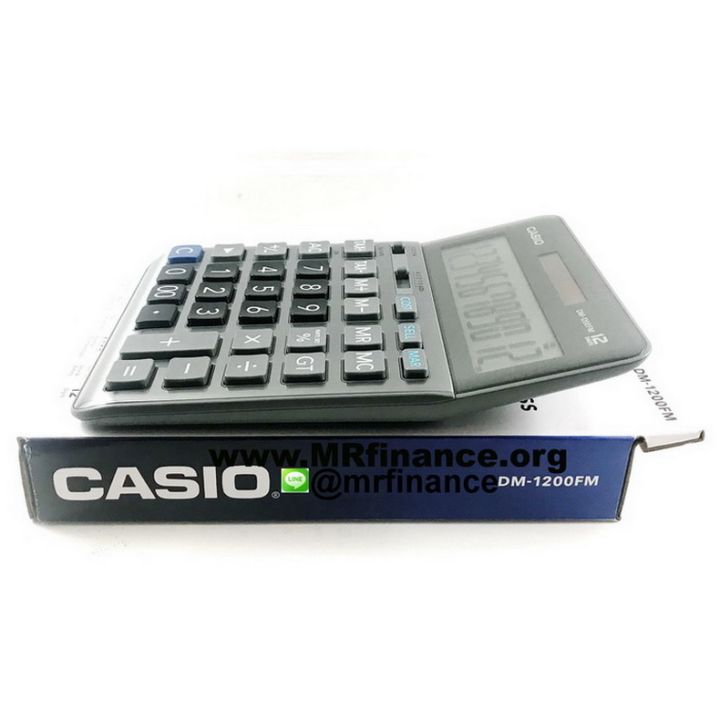 เครื่องคิดเลข-casio-dm-1200fm-12หลัก-รับประกัน-2-ปี-เครื่องคิดเลข-ของแท้-dm-1200fm-casio-dm1200fm-dm-1200