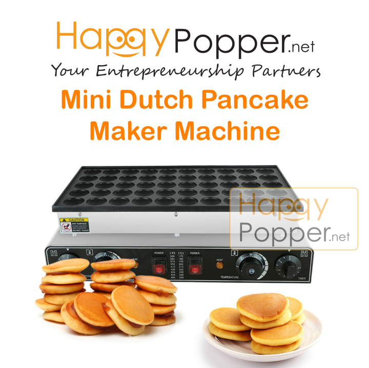 Commercial Pancake Maker 50 Holes Electric Mini Dutch Baker