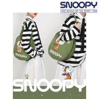 【STOCK】 Snoopy 50th Anniversary Edition Canvas Bag Womens Shoulder Crossbody Bag Shopping Bag Large Capacity