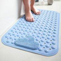 【LZ】 2023 Bathroom Bathtub Non-slip Mat Home Waterproof Floor Mat Shower Bathroom Massage Mat Suction Cup Bathtub Carpet Anti-fall