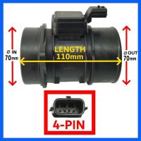 5WK9702เซนเซอร์วัดการไหลเชิงมวลของลม1การไหลของอากาศเชิงมวลเมตรสำหรับโน้ตนิสสัน Juke Pulsar NV200 Qashqai Renault Captur Clio Megane Scenic III 1.5 DCI