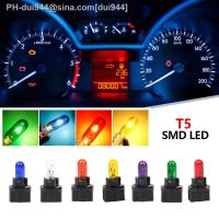 10Pcs T5 12v 1.2W SMD LED Car Automobiles Light-emitting Diode Instrument Gauge Dashboard Light Bulbs Interior Indicator Lamp