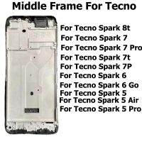 ฝาปิดโน้ตบุคกรอบกลางปลอกหุ้มสำหรับ Tecno Spark 8T 7 7T 7P 6 5 4 Go Air Pro อะไหล่ปุ่มปรับระดับเสียงจานหายาก