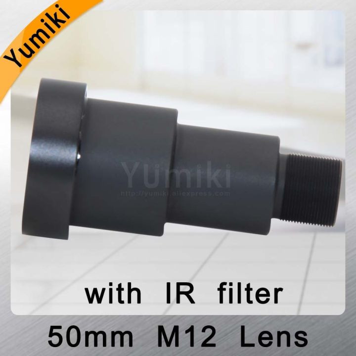 discount-yumiki-เลนส์-cctv-50มม-m12-0-5-7องศา1-3-f1-2เลนส์บอร์ด-cctv-mtv-สำหรับกล้องวงจรปิดพร้อมตัวกรอง-ir