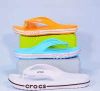 【Ready Stock】2023CrocsˉCasual Flip-flops Versatile slippers Soft soled anti-skid Roman sandals