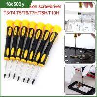 F8C503Y T3/T4/T5/T6/T7H//T10H ไขควง Torx พลาสติกทำจากพลาสติก มีรู เครื่องมือปรับปรุงใหม่ ใช้งานได้จริง เครื่องมือซ่อมแซมถอดประกอบ สำหรับ Xbox 360, Xbox One, PS3, PS4 บ้านในบ้าน