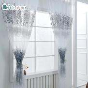 Chinatera 100X200Cm Lá In Phòng Ngủ Rèm Vải Tuyn Phòng Khách Một Nửa Màn