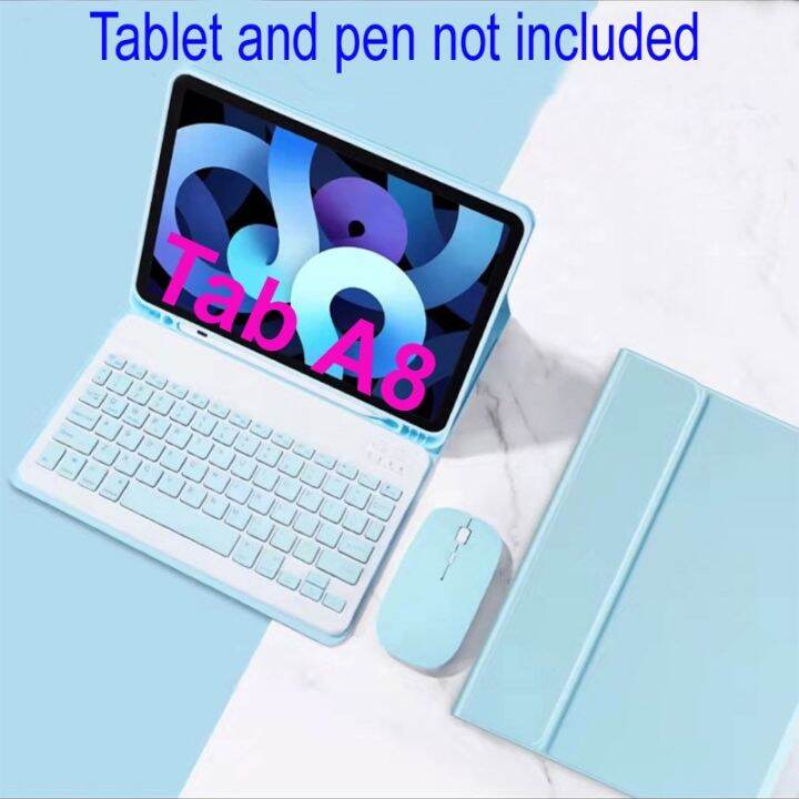 Galaxy Tab A8 Case Keyboard For Samsung Galaxy Tab A8 LTE 10.5'' 2022 ...