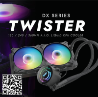 DarkFlash DX240 black PC CPU water Cooling Liquid with 12mm RGB pc cooler fan AIGO Gen12 Processor Heatsink for i5 i7 775/115x/1200/1366/1700 Intel พัดลมระบายความร้อนด้วยน้ำคอมพิวเตอร์Water Cooler System