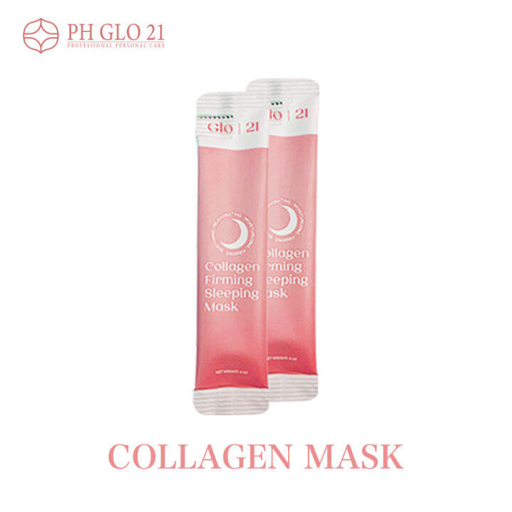 Glo 21 collagen firming sleeping mask NoCleaning Whitening