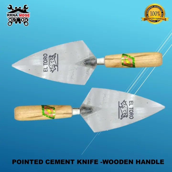 POINTED CEMENT KNIFE WOODEN HANDLE HIGH QUALITY AND VERY AFFORDABLE