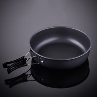 Nonstick Outdoor Pot Camp Picnic Frying Pan Portable Single Cookware Camping Aluminum Utensils Campismo Cauldron Camp Kitchen