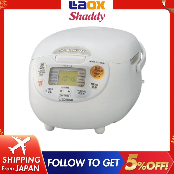 ZOJIRUSHI Rice Cooker NS ZLH18 WZ 1.8liter For Overseas Cookers with