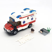 Friends city Series ambulance control Medical Vehicle Fire Car Building Blocks Sets Kids Kits Street