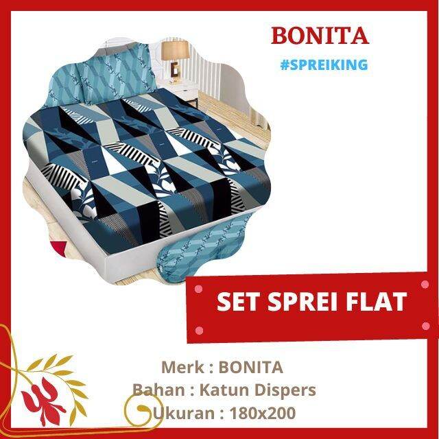 bisa cod bedcover atau sprei bonita 3d original motif blue rose bluerose ukuran 180 160 120 x 200 king queen single seprai sepray seprey seprei sprai spray sprey kasur selimut bad badcover bed cover betkafer betkaper 180x200 160x200 120x200