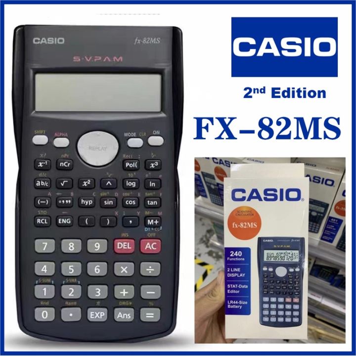 casio-fx-82ms-เครื่องคิดเลขทางวิทยาศาสตร์เครื่องคิดเลขฟังก์ชั่นเครื่องคิดเลขสี-12-หลัก-m-28-เครื่องคิดเลข