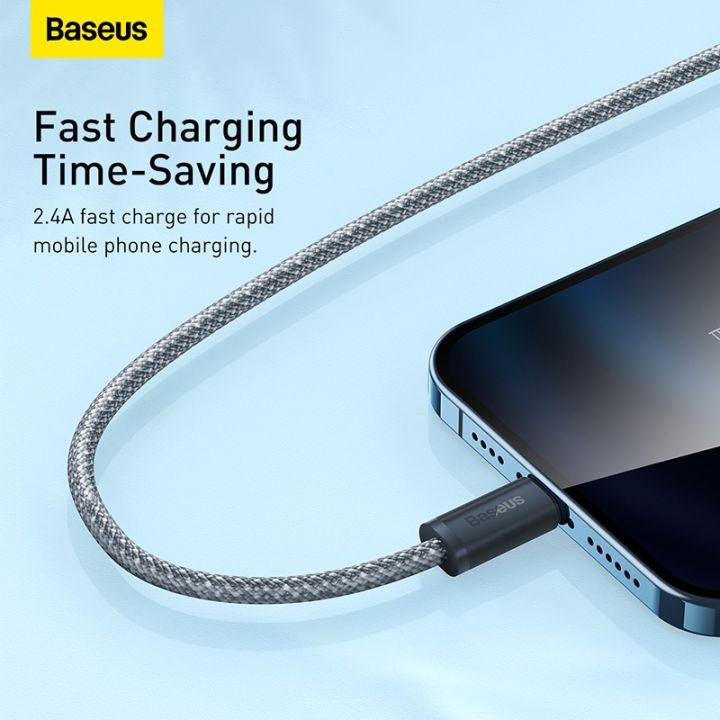 baseus-สายชาร์จ-usb-2-4a-ชาร์จเร็ว-สําหรับ-iphone-14-pro-max-13