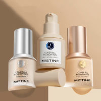 30G MISTINE New Matte Face Makeup Liquid Foundation Oil Control Moisturizing Concealer Skin Care เครื่องสำอางติดทนนาน