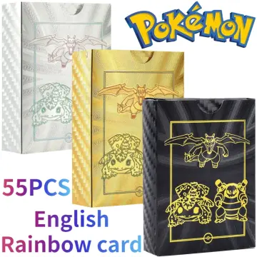 Cheap 2023 27-55 Cartas Pokemon Cards Gold Card V Vmax Spanish Pokemon Card  Golden Kids Game Collection Cards Christmas Gift