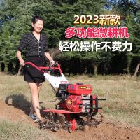 ☈☎❅ tillage machine gasoline farmland plough agricultural requirements are digging playing field multi-function diesel rotary cultivator