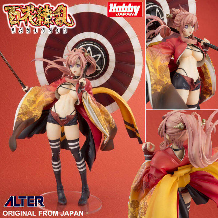 figure-ฟิกเกอร์-งานแท้-100-alter-hobby-japan-hyakka-ryouran-samurai-girls-ฮักกะเรียวรัน-ซามูไรเกิร์ล-keiji-maeda-เคอิจิ-มาเอดะ-with-luncheon-mat-1-8-ver-original-from-japan-anime-อนิเมะ-การ์ตูน-มังงะ-