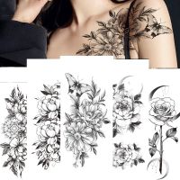 【YF】 Tattoo Sticker Flower Butterfly Femme Temporary Sleeve Waterproof Sexy Body Art Fashion