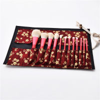 12PCS Makeup Brushes Set Red Handle Cosmetic Tools Powder Foundation Blending Eyebrow Brush Facial Make Up brush kit