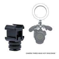 【Best-Selling】 Infinityclicks 2021ใหม่แบบพกพา On-Camera Mount Adapter ขยายกล้อง DSLR ไมโครโฟนจอภาพ LED Video Light Base All Hot Shoe Cameras